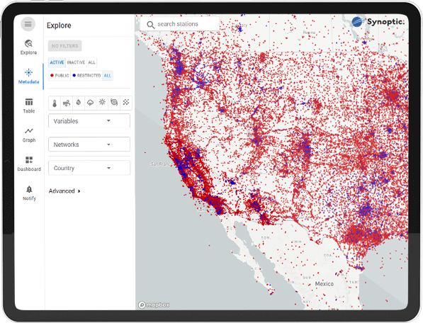 Discover New Networks and Station Data with the Metadata Explorer