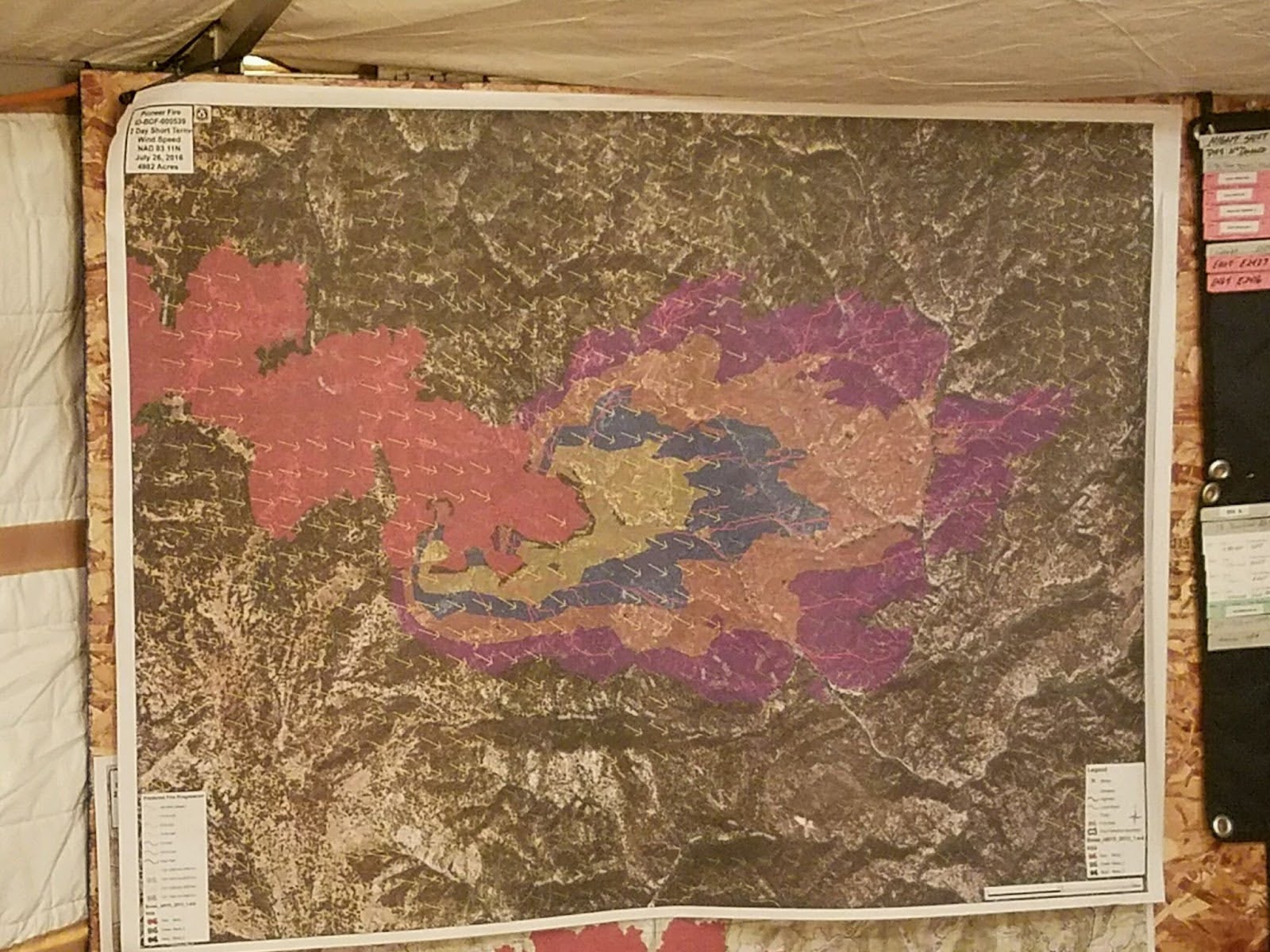 WindNinja wall map